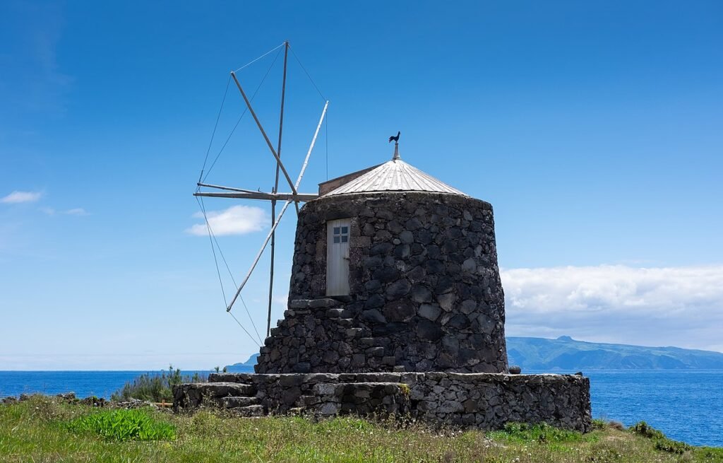 Ilha do Corvo, nos Açores, em Portugal