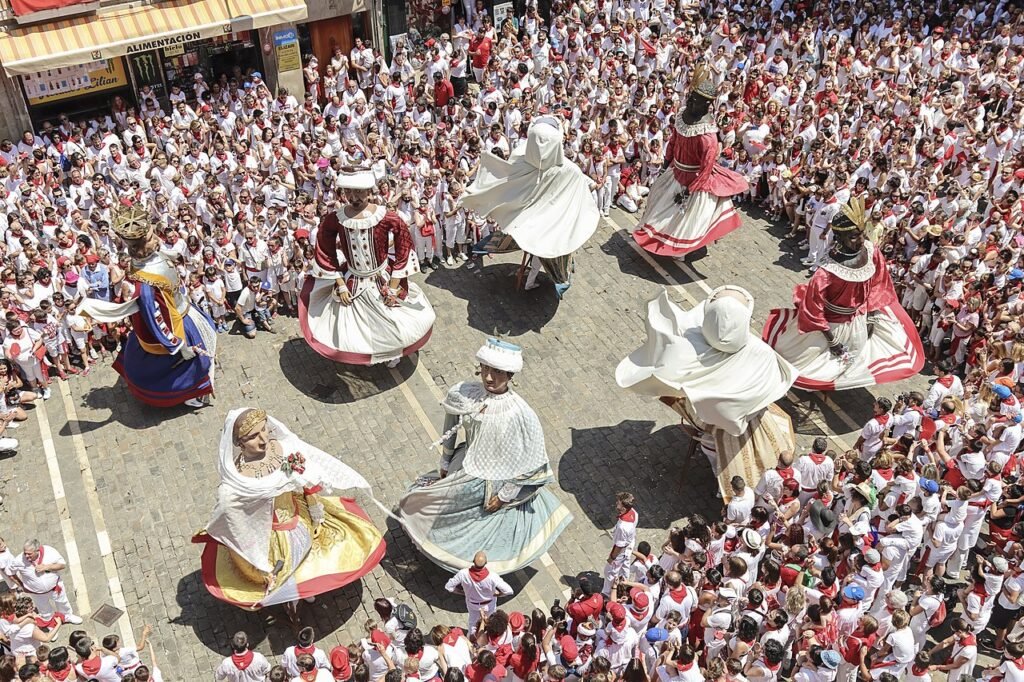 Festa de São Firmino, em Pamplona, na Espanha