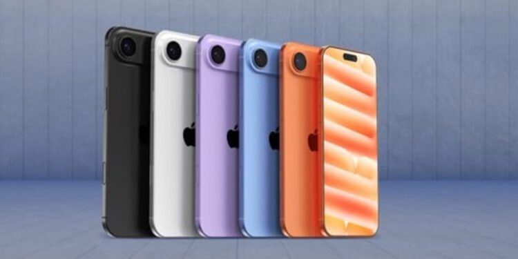 Opções de cores do Iphone 17 Air - Reprodução