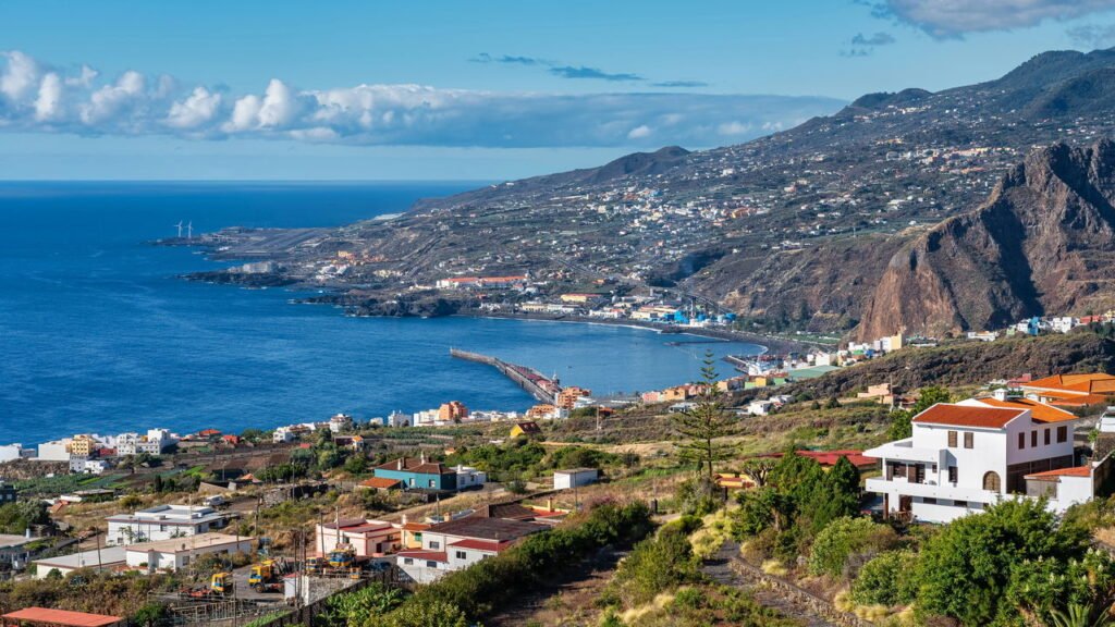 A lha de La Palma fica no arquipélago das Canárias, na Espanha