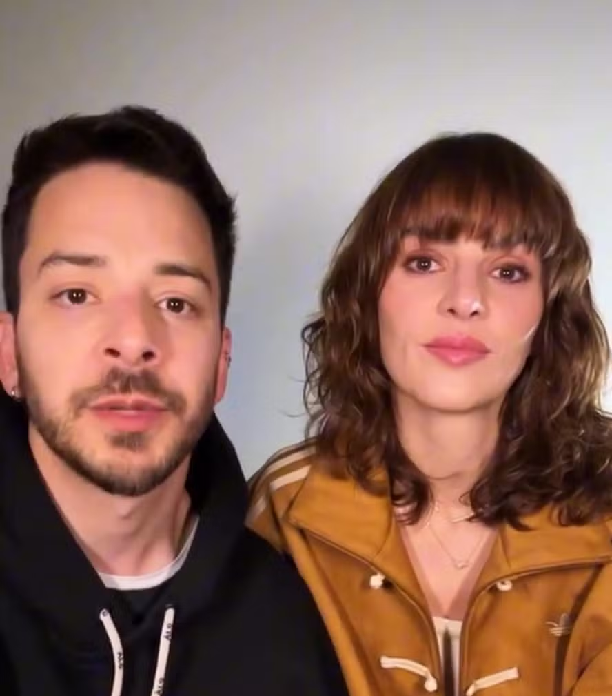 Junior Lima e Monica Benini, pais da Lara