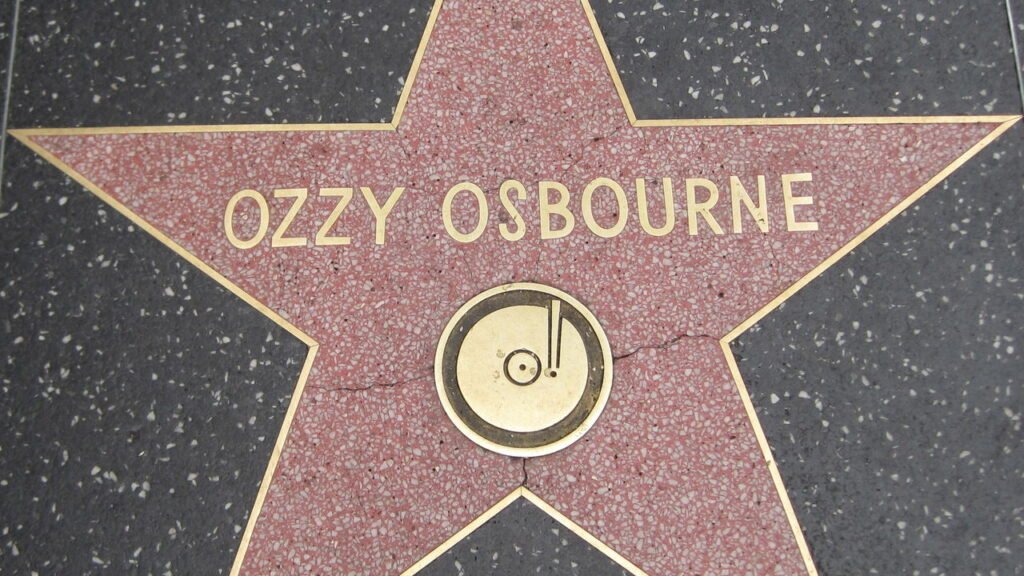 Nome de Ozzy Osbourne na Calçada da Fama de Hollywood