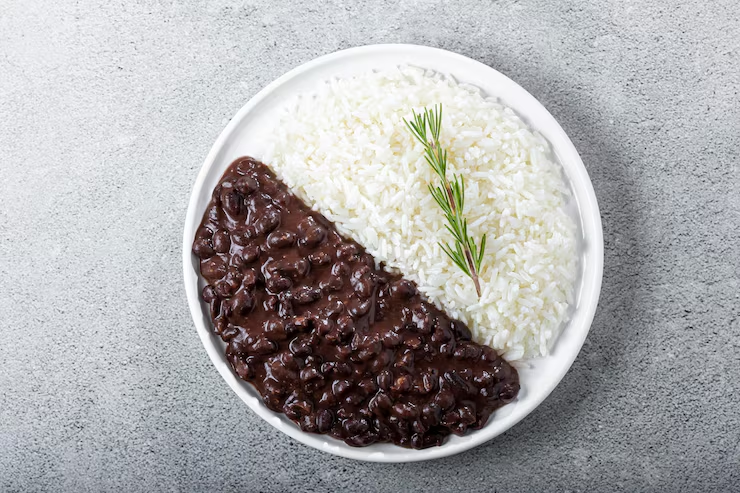 Arroz e feijão
