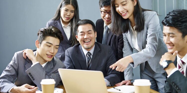 Trabalhadores no Japão