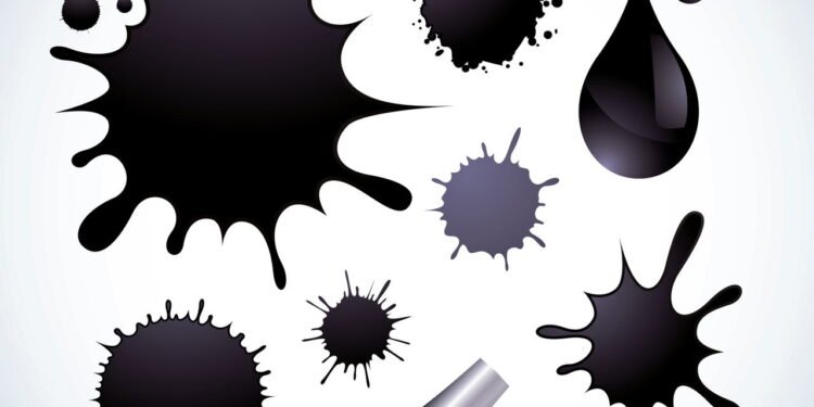 Manchas de tinta de caneta -depositphotos.com / ThomasAmby