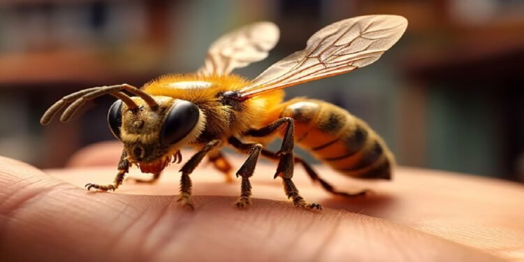 Uma picada de um inseto pode causar muita dor - freepik