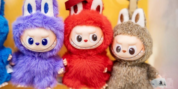 O Boneco Labubu é um item de coleção, mas não é indicado para crianças devido a peças pequenas e materiais específicos