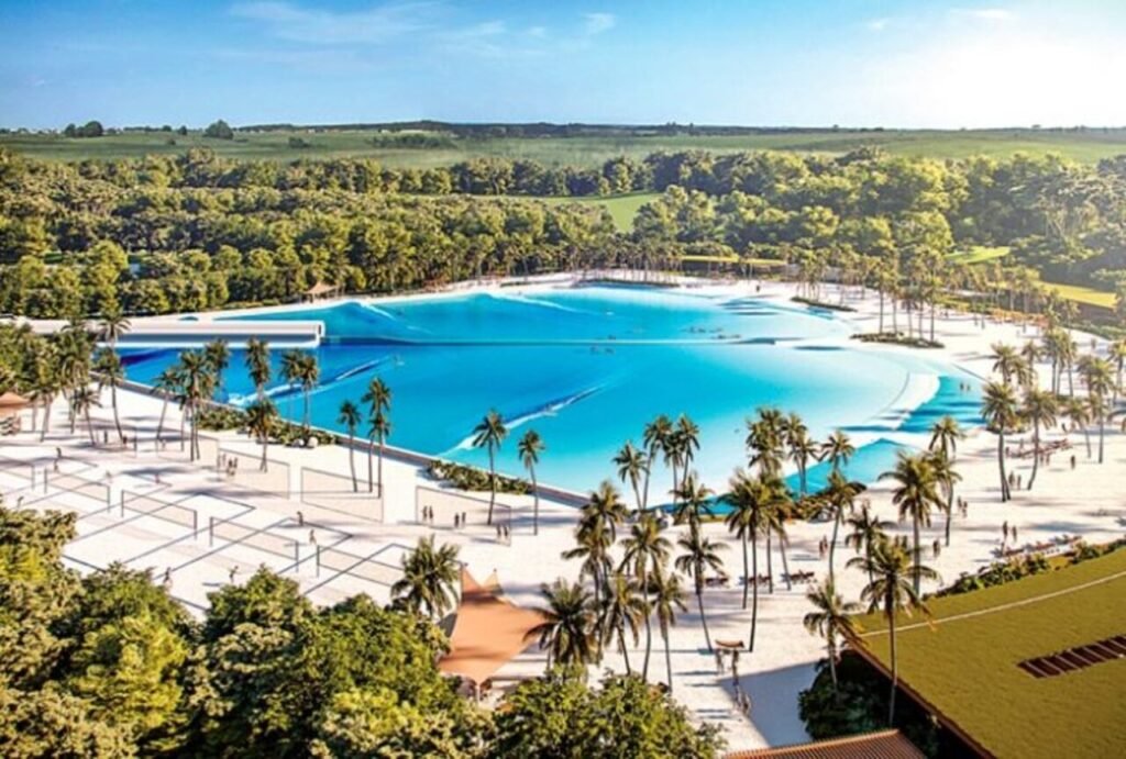 Piscina com ondas em Maricá