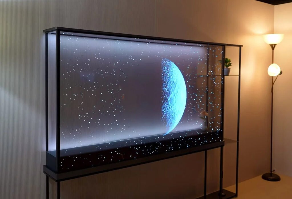 Televisão transparente