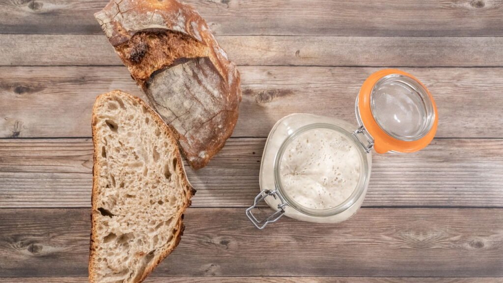 Pão com fermentação