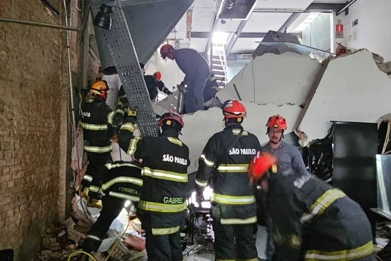 Desabamento no restaurante Jamile