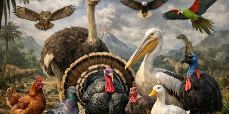 Você sabia? Aves são os únicos dinossauros que não foram extintos