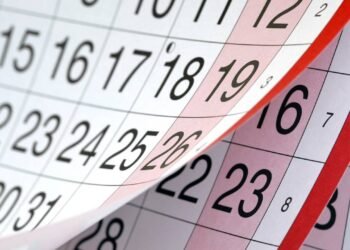 Calendário do 5º dia útil de 2026 para todos os meses