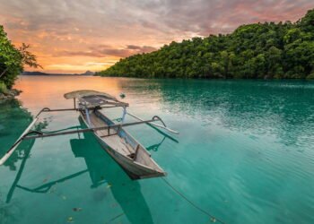 A cidade que flutua em um oceano