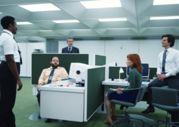 A separação entre vida profissional e pessoal é o tema desta série surpreendente