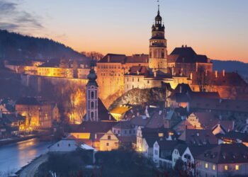 Esta cidade medieval parece ter saído de um conto de fadas