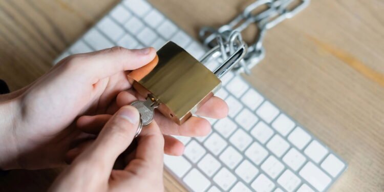 Furinho do cadeado - Créditos: depositphotos.com / IgorVetushko