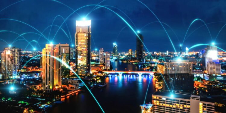 Cidade moderna figurativa // Créditos: depositphotos.com / BiancoBlue