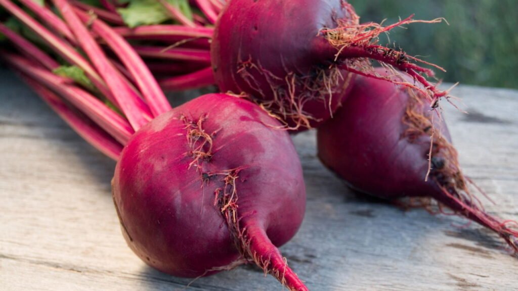 A Beterraba traz aumento da resistência física e desempenho atlético.