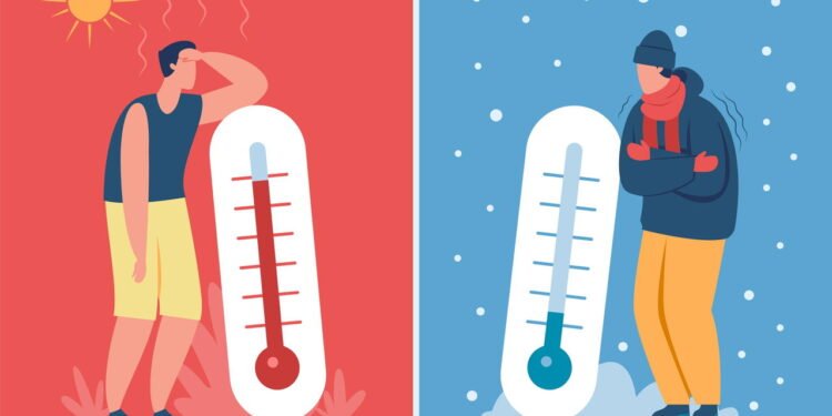 Calor vs Frio -Créditos: depositphotos.com / vatruska