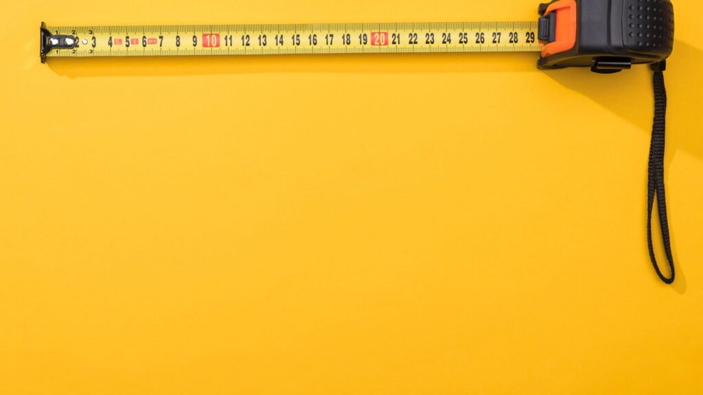 Para que serve os detalhes na fita métrica?