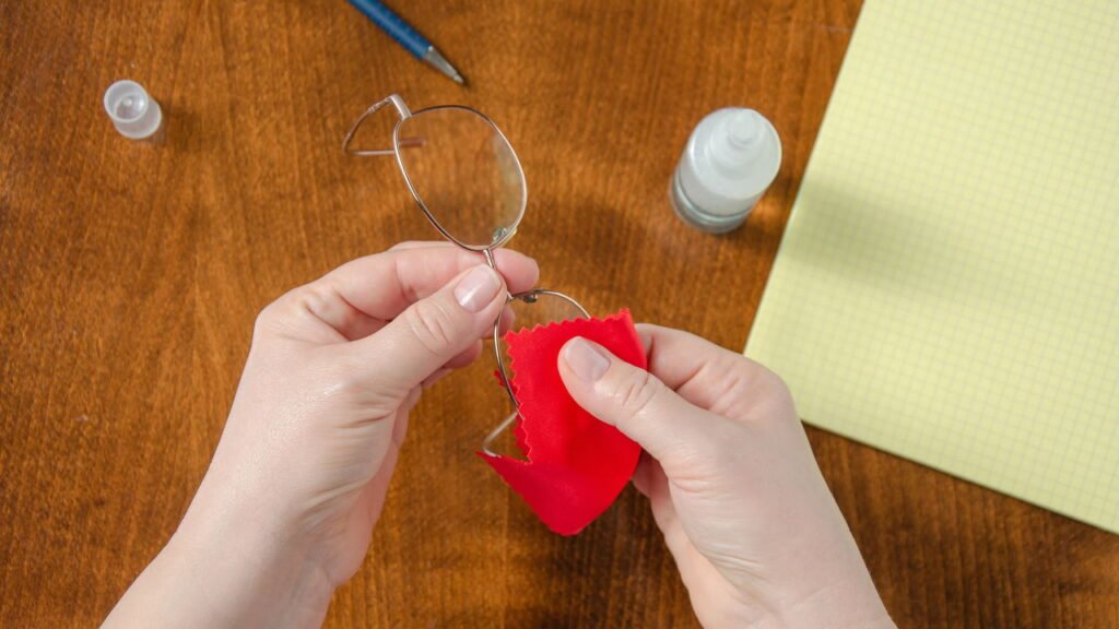 O modo errado de limpar os óculos e como evitar arranhões