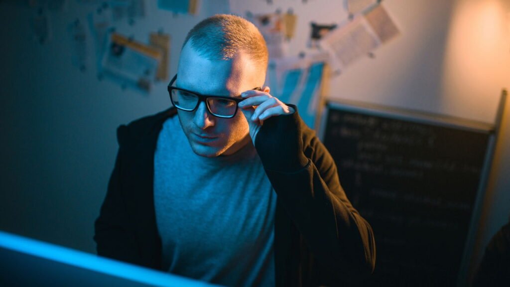 O que a luz azul a noite pode realmente fazer no seu corpo?