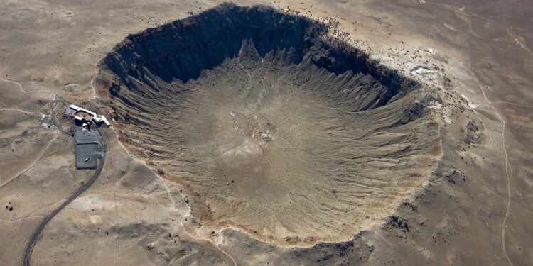 Gana tem um tesouro raro, uma cratera feita quando um meteoro atingiu a Terra