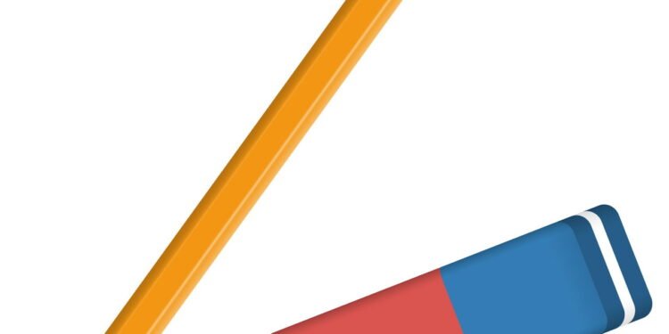 Não é para canetas: para que serve a parte azul da borracha