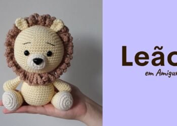 Amigurumi de leãozinho é obra de arte que qualquer iniciante consegue fazer