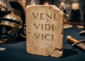 O que significa a frase "Veni, Vidi, Vici", o triunfo em três palavras
