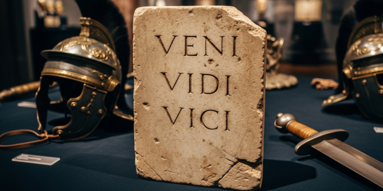 O que significa a frase "Veni, Vidi, Vici", o triunfo em três palavras