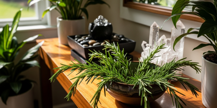 Onde colocar folhas de alecrim em sua casa para atrair abundância, de acordo com o Feng Shui