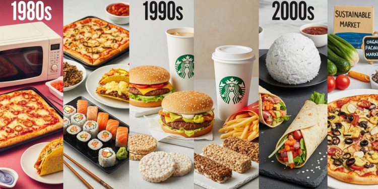 Qual comida fazia sucesso no ano em que você nasceu?