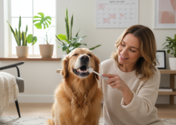 Esta é a frequência com que você deve escovar os dentes do seu cachorro