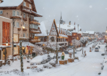 Cidade brasileira onde a neve chega quase todo ano como na Europa