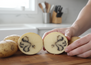 Essa é a principal causa de manchas escuras em batatas