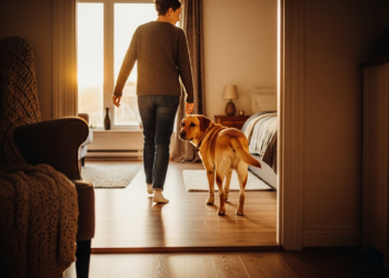 O que significa para o seu cão segui-lo por toda a casa, de acordo com os treinadores