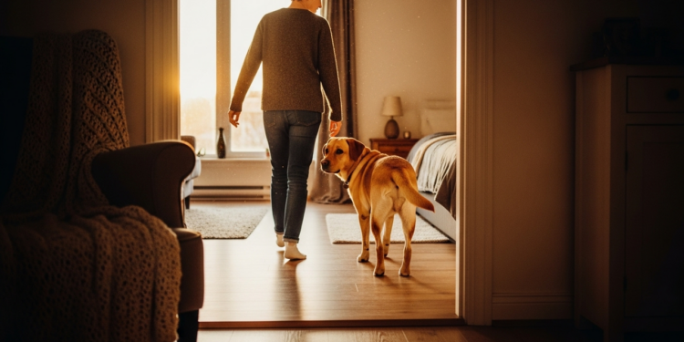 O que significa para o seu cão segui-lo por toda a casa, de acordo com os treinadores