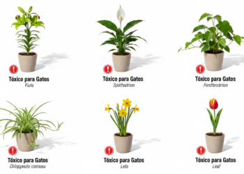 14 plantas domésticas populares tóxicas para gatos