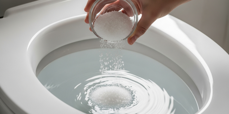 Por que você deve jogar sal no vaso sanitário e com que frequência fazê-lo