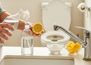 A melhor maneira de remover o tártaro das torneiras e do vaso sanitário com um truque simples