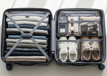 O truque infalível do TikTok para otimizar espaço na mala de viagem