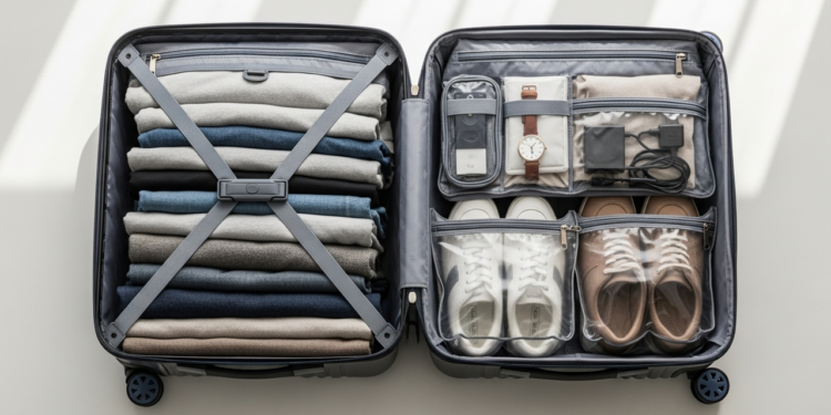 O truque infalível do TikTok para otimizar espaço na mala de viagem
