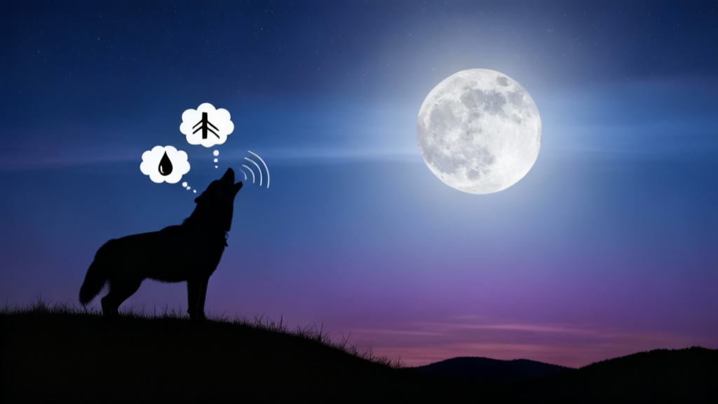 O que seu cachorro está tentando dizer quando uiva?