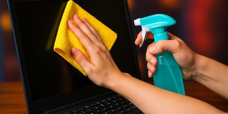 Como limpar a tela do notebook com um truque caseiro e sem danificá-lo