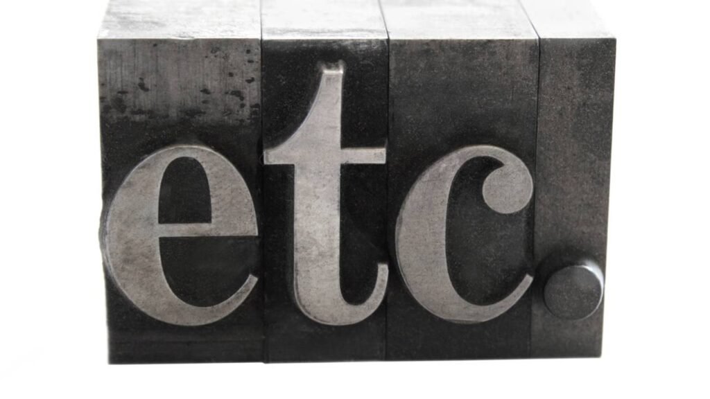 O que significa “Et cetera” e por que usamos tanto?