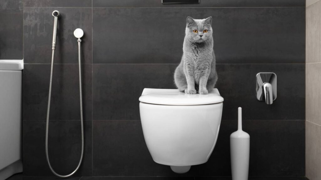 Entenda por que seu gato não deixa você usar o banheiro sozinho