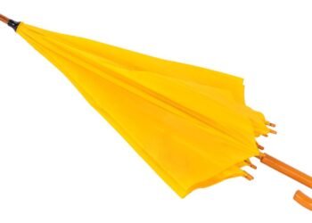 Qual a função da ponta de metal no guarda-chuva?