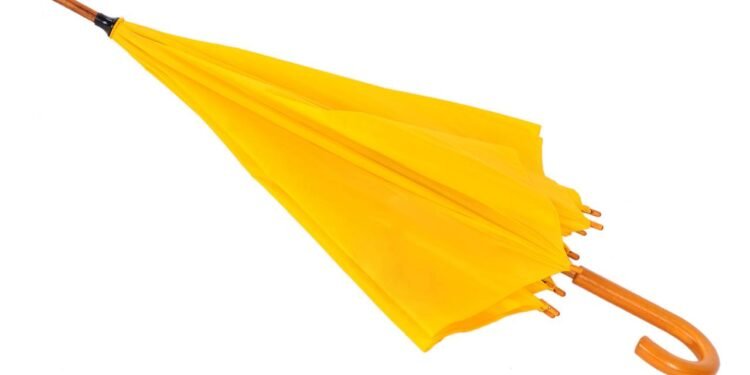 Qual a função da ponta de metal no guarda-chuva?